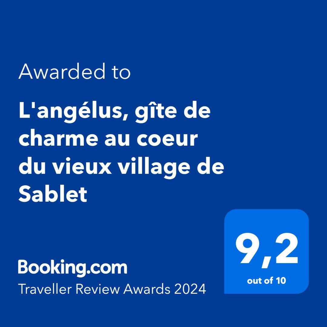 L'Angelus, Gite De Charme Au Coeur Du Vieux Village De Sablet Exteriör bild